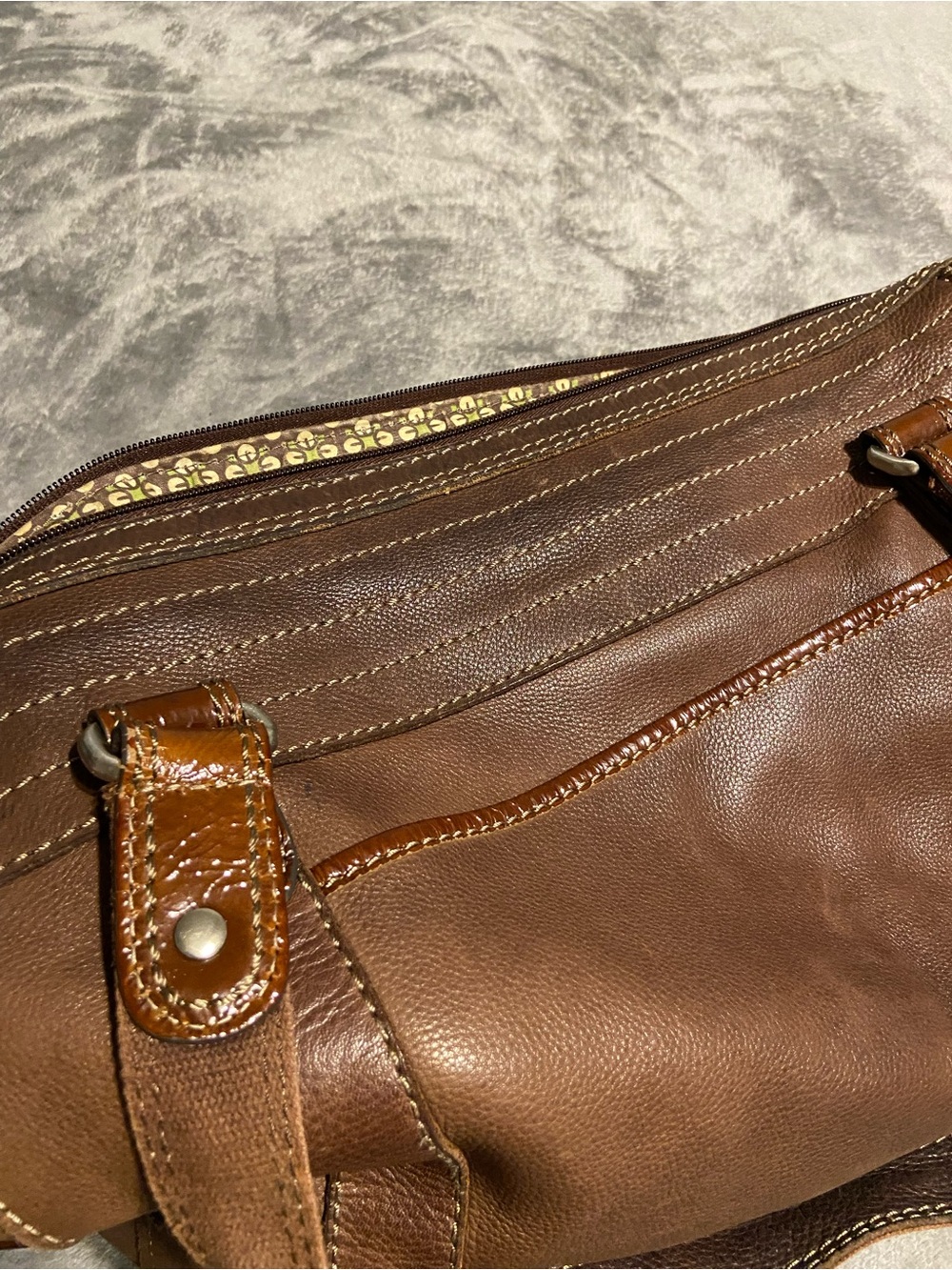Fossil Leather Carry-On Bag - Picture 9 of 10